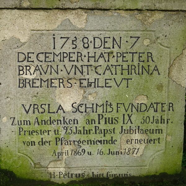 Urheberschaft unbekannt, Bildstock (Petruskreuz, A 2083)