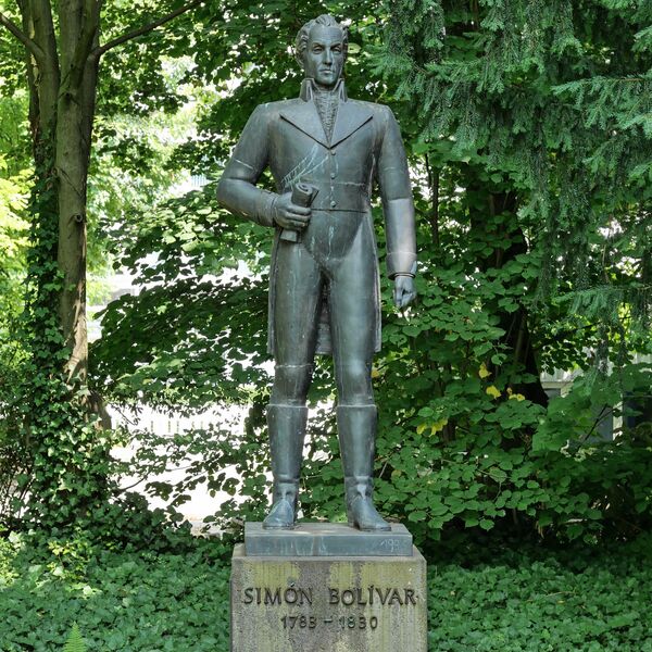 Hugo Daini, Denkmal für Simón Bolívar