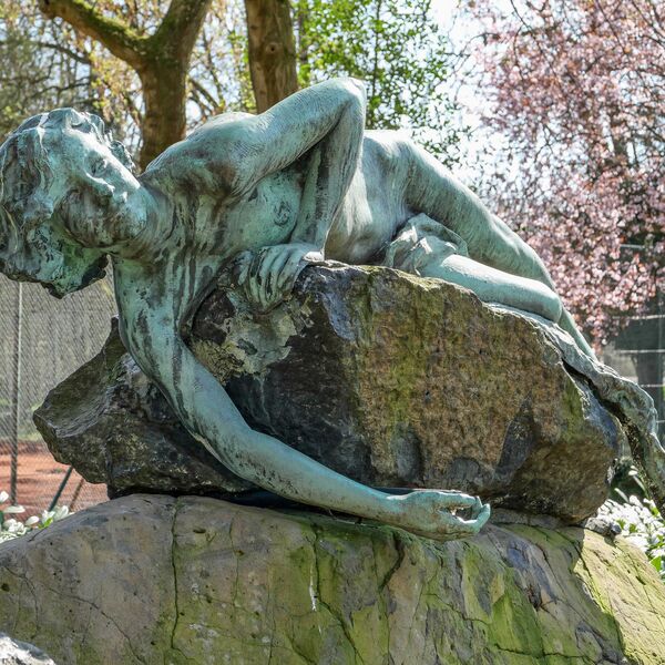 Naum Aronson, Knabe an der Quelle