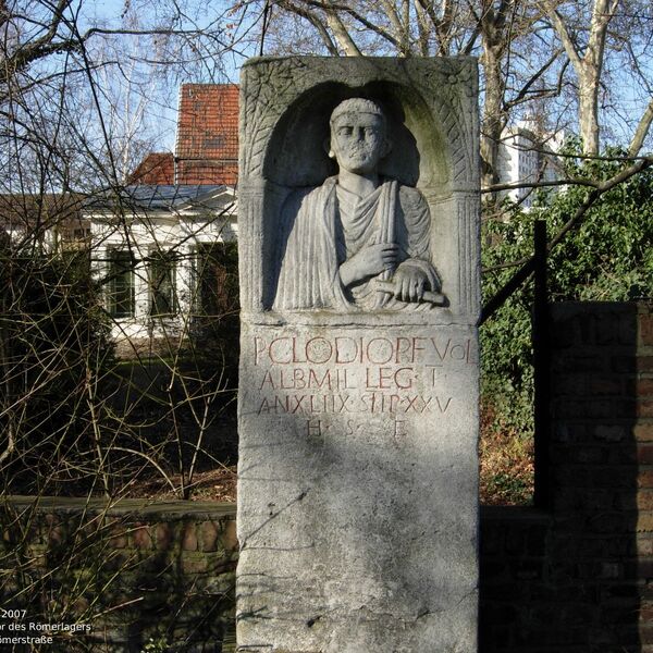 Urheberschaft unbekannt, Grabstele des Publius Clodius