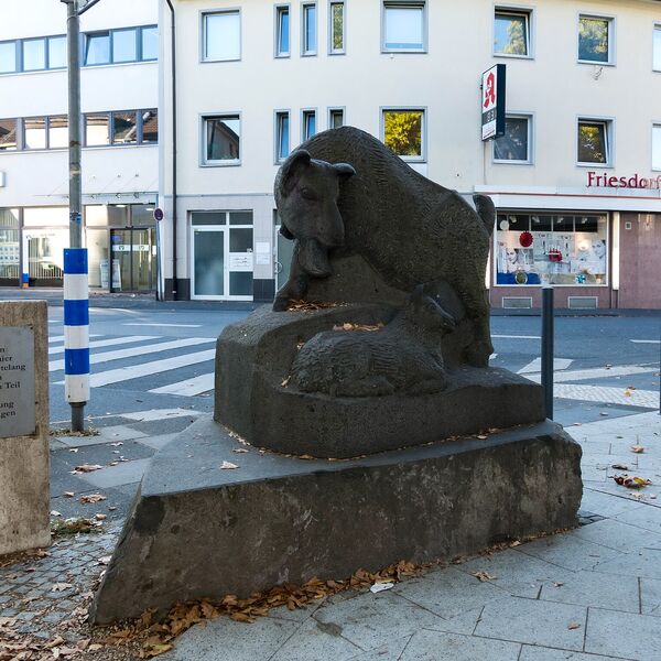 Peter Rübsam, Ziegendenkmal