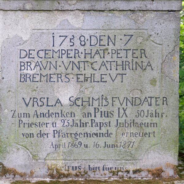 Urheberschaft unbekannt, Bildstock (Petruskreuz, A 2083)