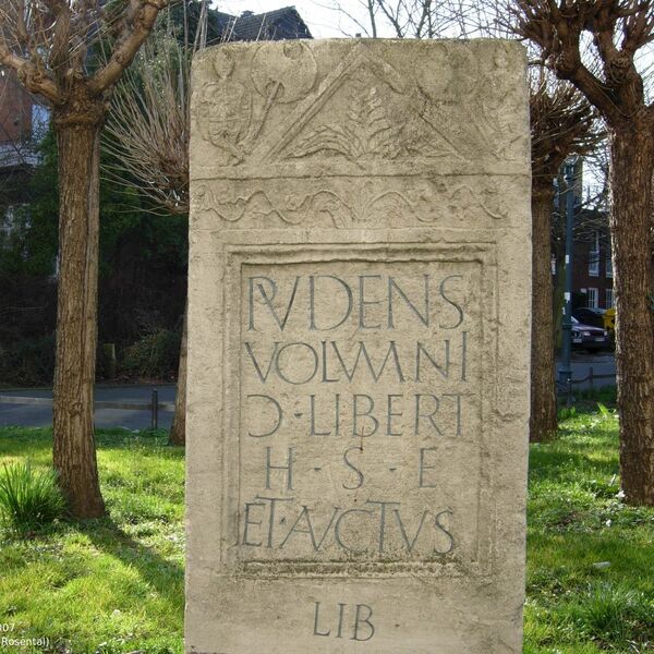 Urheberschaft unbekannt, Grabstein des Pudens