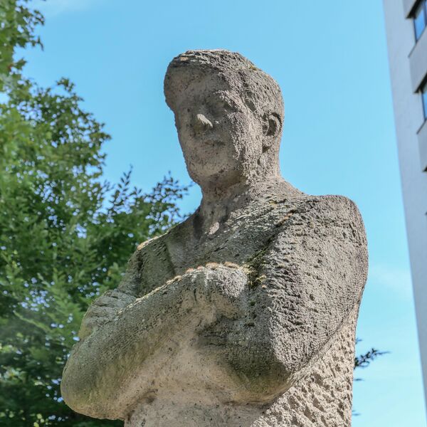 Herm-Jörg Barner und Marlene Dammin, John-F.-Kennedy-Denkmal