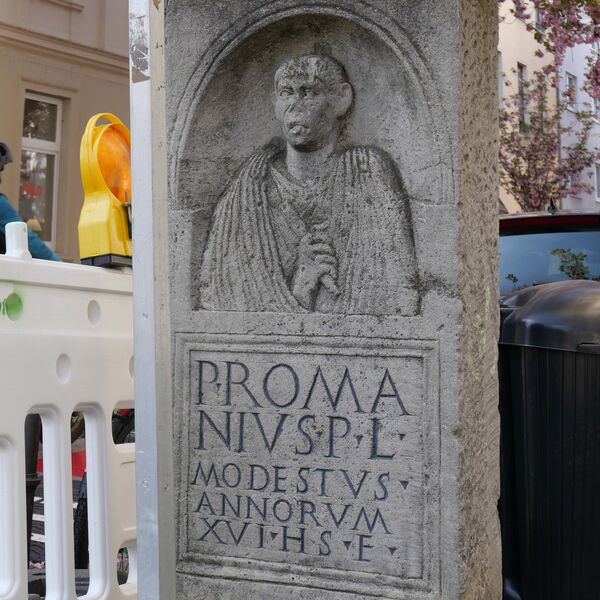 Urheberschaft unbekannt, Grabstein des Publius Romanius Modestus