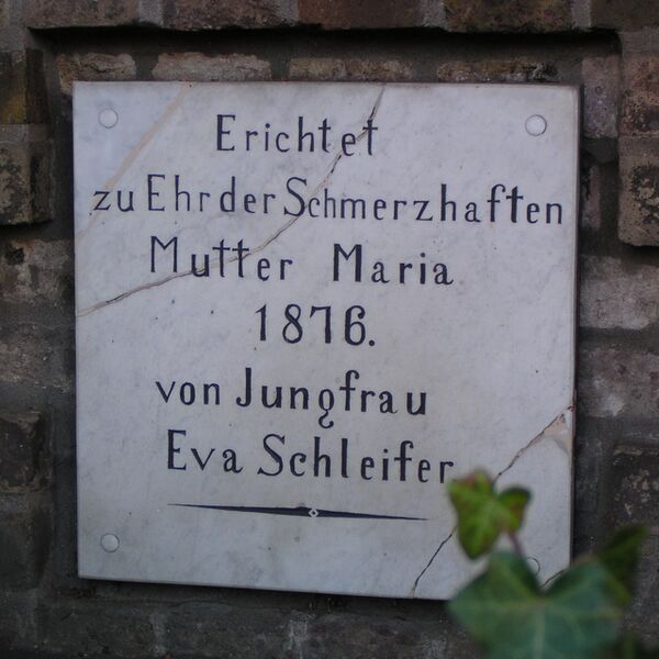 Urheberschaft unbekannt, Bildstock (A 2894)