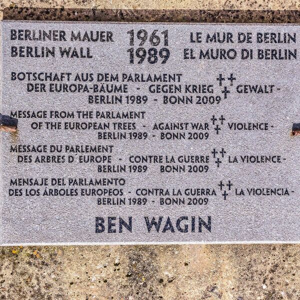 Ben Wagin, Mahnmal Berliner Mauer